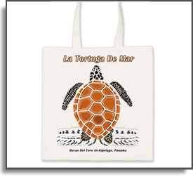 Tote Bag Tortuga de Mar - Sea Turtle - Bocas Del Toro, Panama - Island Art by Yotigo Tshirt